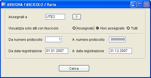 AssegnazioneFascicoli