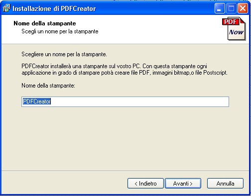 NomestampantePdfCreator