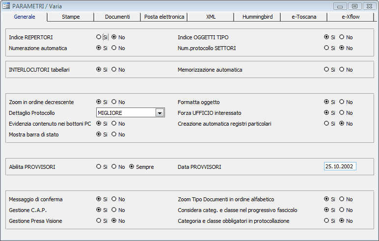 PARAMETRI1
